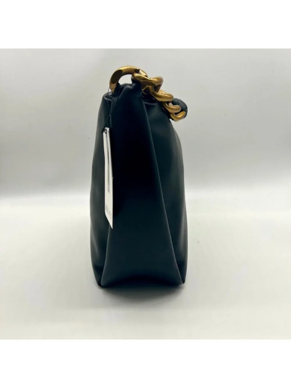 Nine West Gwynne Large Black Faux Leather Hobo
